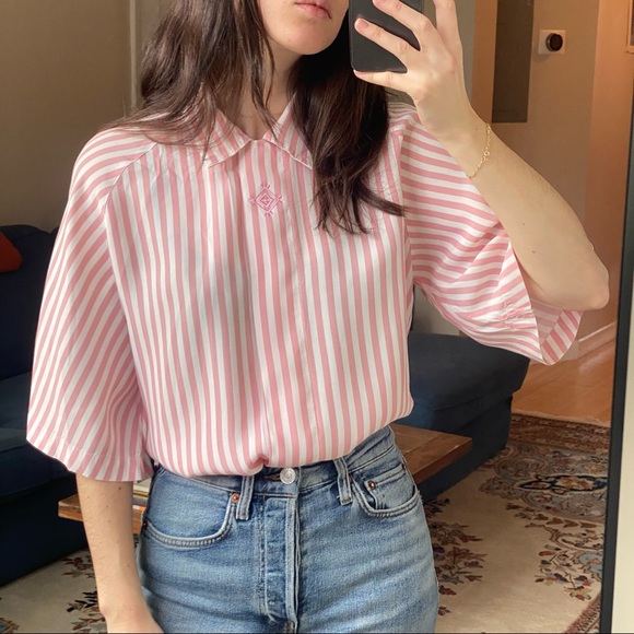 Vintage Striped Blouse 🍭 - Picture 1 of 3